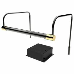 Wholesale π₯ Cocoweb Inc. 12" Tru-Slim Gallery Light, Black/Brass With Dimmable Direct Wire Kit π