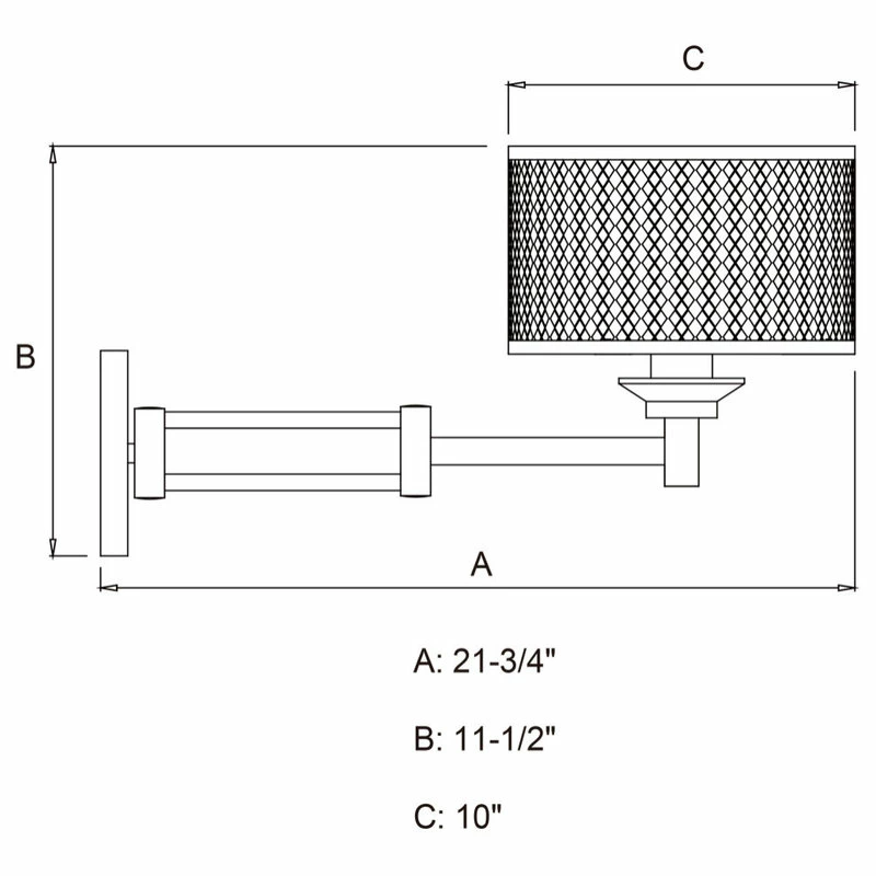Cheap π Vaxcel Polk Instalux Swing Arm Wall Light π₯° - Image 3
