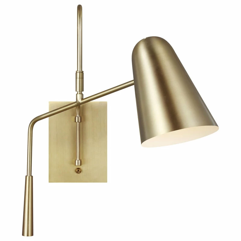 Promo 𧨠Generation Lighting Simon Sconce, Burnished Brass β - Image 2