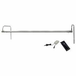 Budget π Cocoweb Inc. 30" Slim Line Frame Light, Satin Nickel With Plug-in And Remote π