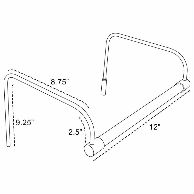 Wholesale π Cocoweb Inc. 12" Tru-Slim Picture Light, Satin Nickel With Dimmable Direct Wire Kit π€© - Image 2