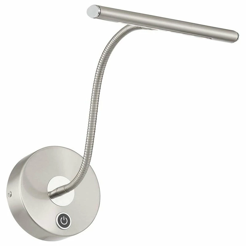 Outlet β¨ Arnsberg Curtis LED Picture Light, Satin Nickel π - Image 3