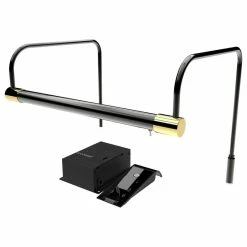 New 🔔 Cocoweb Inc. 12" Slim Line Frame Light, Black/Brass With Hard Wire Kit And Remote 👍