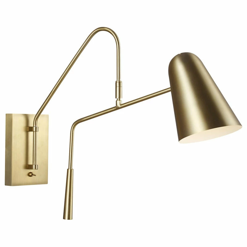 Promo 𧨠Generation Lighting Simon Sconce, Burnished Brass β