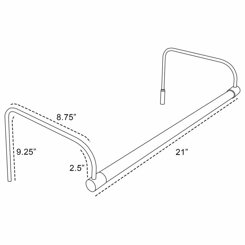 Promo π Cocoweb Inc. 21" Tru-Slim Gallery Light, Oil Rubbed Bronze With Dimmable Direct Wire Kit π₯° - Image 2