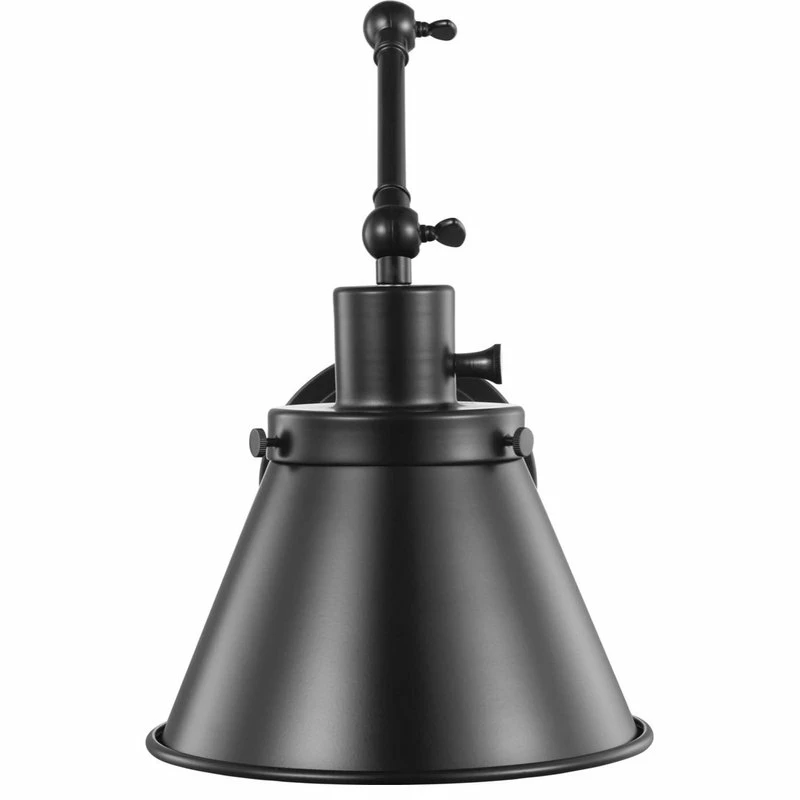 Outlet π Progress Lighting Hinton 1 Light Swing Arm Or Wall Lamp, Black βοΈ - Image 5