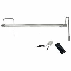 Best Sale β¨ Cocoweb Inc. 21" Tru-Slim Picture Light, Satin Nickel With Plug-in And Remote β€οΈ