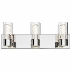 Brand new 𧨠Artika Essence 3-Light Vanity Wall Light Fixture, Chrome π