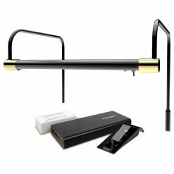 Best Sale π Cocoweb Inc. 12" Tru-Slim Picture Light, Black/Brass With Rechargeable Battery π