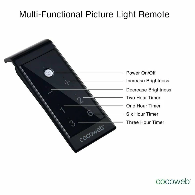 Top 10 π Cocoweb Inc. 16" Tru-Slim Gallery Light, Mahogany Bronze With Hard Wire Kit And Remote π - Image 5