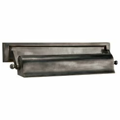 Best Sale 😍 Visual Comfort Library Picture Light, 2-Light, Bronze, 17.5"W (TOB 2605BZ 2CWG8) 👍