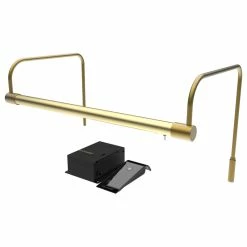 Brand new 🛒 Cocoweb Inc. 16" Tru-Slim Gallery Light, Antique Brass With Hard Wire Kit And Remote 😉
