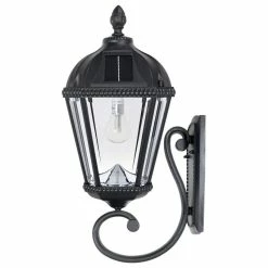 Best Sale 😀 Decor Love Modern Wall Sconce, Solar Design With Photocell Sensor & Tempered Glass Shade 🧨