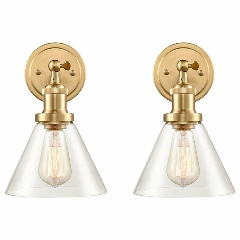Promo β Mooseled Modena Bronze, Plug-In Swing Arm 2-Pack Fixture, Natural Brass π₯ - Image 4