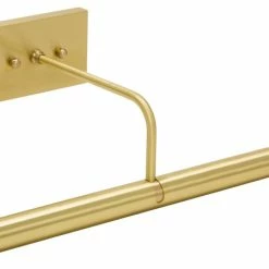 Best Sale 🤩 House Of Troy Slim-line 2 Light Picture Light, Satin Brass, 14" 🎉