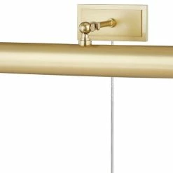 Buy 🎁 Hudson Valley Lighting Holly 2-Light Picture-Light With Plug Aged Brass 🌟
