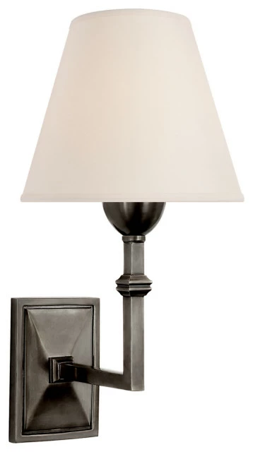 Cheap π Signature Collection Jane Wall Sconce In Gun Metal With Natural Paper Shade π―