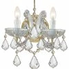 Flash Sale 🔥 Crystorama Lighting Maria Theresa 2 Light Clear Crystal Gold Sconce 🎉