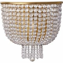 Hot Sale 😉 Signature Collection Jacqueline Medium Sconce In Hand-Rubbed Antique Brass With Clear Glass 😉