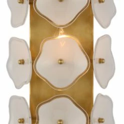 Wholesale 👏 Signature Collection Leighton 20" Sconce In Soft Brass With Cream Tinted Glass 🤩