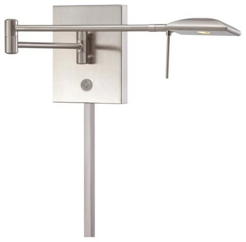 Wholesale π₯ Minka Aire George'S Reading Room 1-Light LED Swing Arm Wall Lamp, Brushed Nickel π