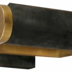 Best Sale 🧨 Visual Comfort David Picture Light, 1-Light, Hand-Rubbed Antique Brass, 7"W 👏