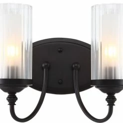Hot Sale 👍 Hardware House Lexington Collection Double Light Wall Fixture, Oil Rubbed Bronze 🎉