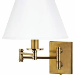 Cheapest 🎁 Hudson Valley Lighting Hudson Valley Claremont 1-Light Wall Sconce, Aged Brass 🌟
