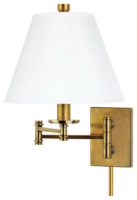 Cheapest π Hudson Valley Lighting Hudson Valley Claremont 1-Light Wall Sconce, Aged Brass π