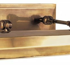 Deals 🤩 Visual Comfort Dorchester Picture Light, 1-Light, Antique Burnished Brass, 24"W 🥰