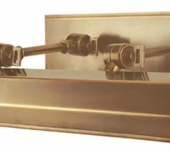 Buy 🛒 HVL Hudson Valley 7023-Agb, 3 Light Picture Light With Plug ✔️