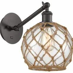 Buy 🛒 Innovations Lighting Innovations 317-1W-OB-G122-8RB-LED 1-Light Sconce, Oil Rubbed Bronze 💯