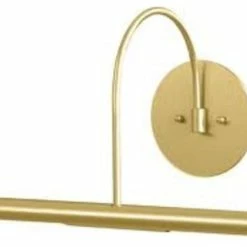 Buy 👏 House Of Troy DXL14 Direct Wire 2 Light Slim-line 14 Inch Picture - Satin Brass ⌛