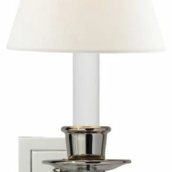Hot Sale 💯 Visual Comfort & Co. Studio VC Swing Arm Sconce 1 Light Swing Arm Or Wall Lamp, Polished Nickel 👍