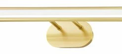 Buy ⌛ Hudson Valley Lighting Berkshire 3-Light LED Picture Light, Aged Brass Finish 🧨