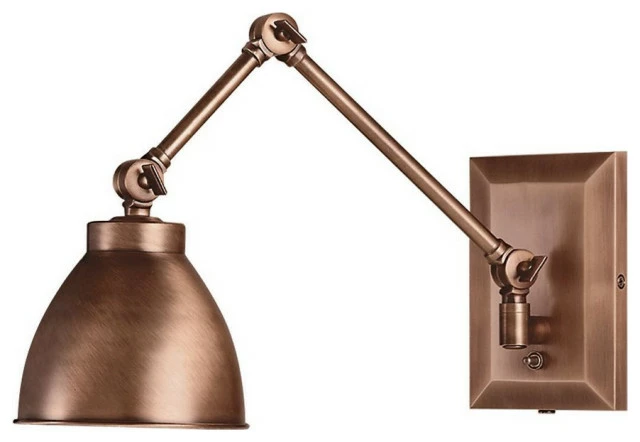 Coupon 𧨠Norwell Lighting 8471-AR-MS Maggie - One Light Swing Arm Wall Sconce β€οΈ