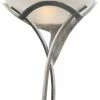 Promo 😍 Elk Home Aurora 1-Light Sconce, Tarnished Silver With White Faux-Alabaster Glass ⭐