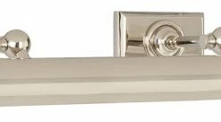 Discount 😀 Visual Comfort Cabinet Maker's Picture Light, 2-Light, Polished Nickel, 24"W 🎁