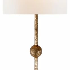 Best deal 🔥 Signature Collection Carey Rail Sconce In Gilded Iron With Linen Shade 🧨