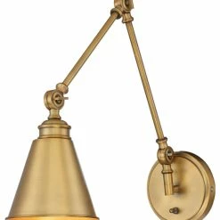 Outlet ✨ Savoy House Morland 1-Light Wall Sconce, Warm Brass ⌛