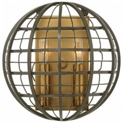 Best Sale 🤩 Hinkley Terra 2-Light Sconce, Oiled Bronze ⭐