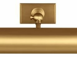 Cheapest 💯 Generation Lighting, CW1192BBS, 18" Picture Light, Burnished Brass 👍