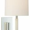 Buy 😍 Signature Collection Clout Small Sconce In Soft Silver With Linen Shade 💯